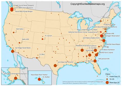 navy bases united states map.